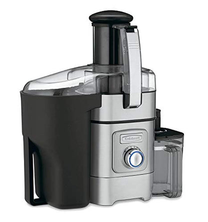 Cuisinart Juicer Machine, Die-Cast Juice Extractor for Vegetables, Lemons, Oranges & More, CJE-1000P, Silver/Black