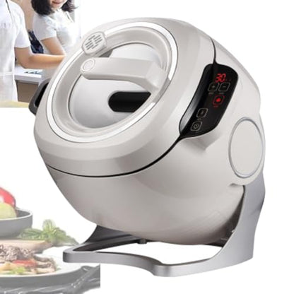 XygZythror Cooking Robot, 2000w 6l Auto Cooking Wok Fried Rice Machine, for Cooking Stewing, Rice Cooker, Multifunctional Choose with Smart Touch