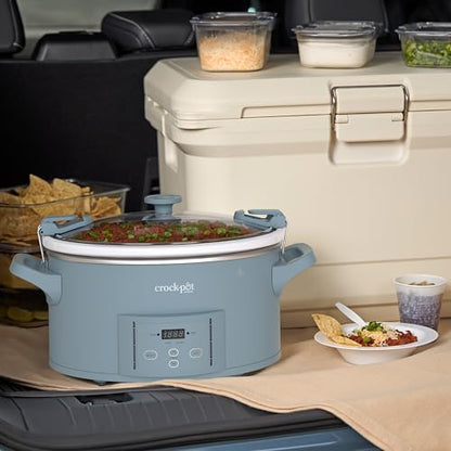 Crock-Pot® Design Series 7-Quart Programmable Slow Cooker, Morning Haze Blue