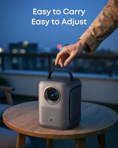 Anker Nebula P1i Portable Projector with WiFi and Bluetooth by soundcore, Flippable Design,1080P FHD, 4K Support, 380 ANSI Lumens, Auto Focus/Keystone, All-Glass Lens, Built-in Speaker