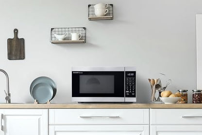 SHARP Countertop Microwave Oven Compatible with Alexa Orville Redenbacher's Certified with Removable 12.4" Carousel Turntable, 1000 Watt, 1.1 Cubic Feet, Stainless Steel
