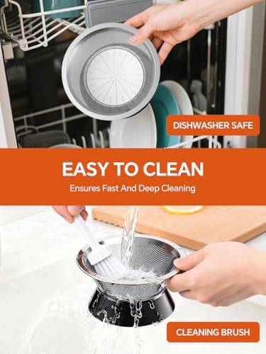 Juicer Machine, Centrifugal Juicer with 3" Extra Wide Feed Chute for Fruit Vegetable, Max Power 800W, Juice Maker with 3-Speed Setting, High Juice Yield, Easy to Clean, Stainless Steel, BPA-Free