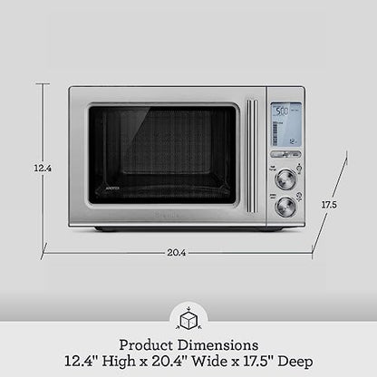 Breville BMO850BSS Smooth Wave Microwave Oven, Brushed Stainless Steel