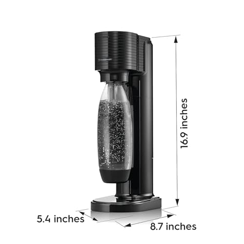 SodaStream Gaia Sparkling Water Maker Kit, Black
