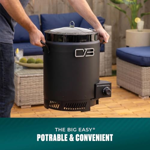 Charbroil The Big Easy Oil-Less Turkey Fryer | Outdoor Air Fryer | Propane Cooker, Black - 24102165