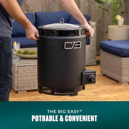 Charbroil The Big Easy Oil-Less Turkey Fryer | Outdoor Air Fryer | Propane Cooker, Black - 24102165