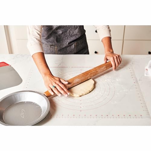King Arthur Baking Company Rolling Mat, Non-Slip Non-Stick Silicone Baking Mat, For Kneading, Rolling, And Measuring Dough