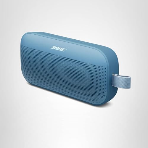 Bose SoundLink Flex Bluetooth Speaker (2nd Gen) - Portable Outdoor Speaker with Hi-Fi Audio, Waterproof and Dustproof, USB-C, Up to 12 Hours Battery Life, Blue Dusk