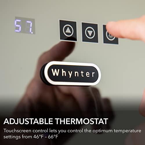 Whynter Wine Cooler, 20 Bottle, Thermoelectric Mirror Glass Door, WC-201TD
