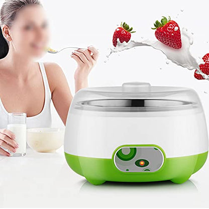 Electric Yogurt Maker, 1L Yogurt Maker Machine Auto Constant Temperature w/Stainless Steel Inner Pot, Homemade DIY Yogurt Maker for Home Organic Yogurt, Fruit Wine Maker, Cheese Maker