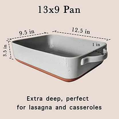 Mora 9x13in Deep Porcelain Baking Dish - Oven to Table, Freezer Safe