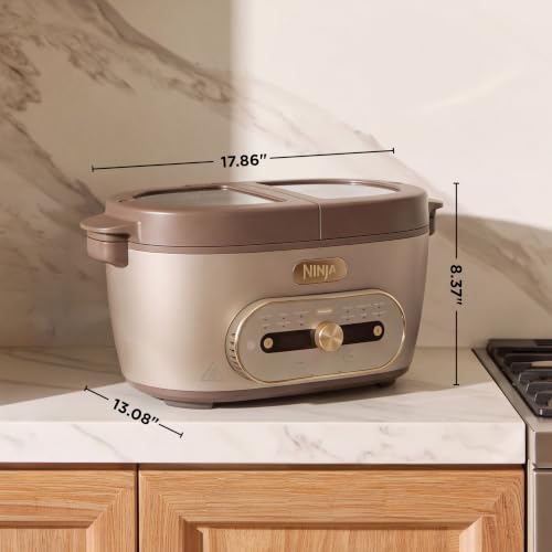 Ninja® MultiPot™ XL 12-in-1 Multicooker, Cyberspace, MZ1001BL1