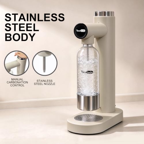 YOCOSODA Carbonator Soda Maker, Sparkling Water Maker Machine for Home