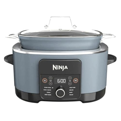 Ninja Foodi PossibleCooker PRO Plus with 11-in-1 Smart Cook System, Thermal Surround Technology, Powerful 1400-Watt Base, Oven safe up to 500º F - White (Renewed)