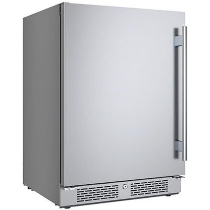 Avallon AFR242SSODLH 24 Inch Wide 5.66 Cu. Ft. Built-In Compact Outdoor Refrigerator with Left Hinge