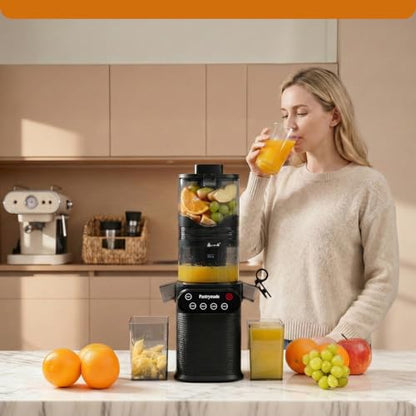 Pantrymade Cold Press Juicer | 5.5” Feed Chute, Whole Fruits, High Yield