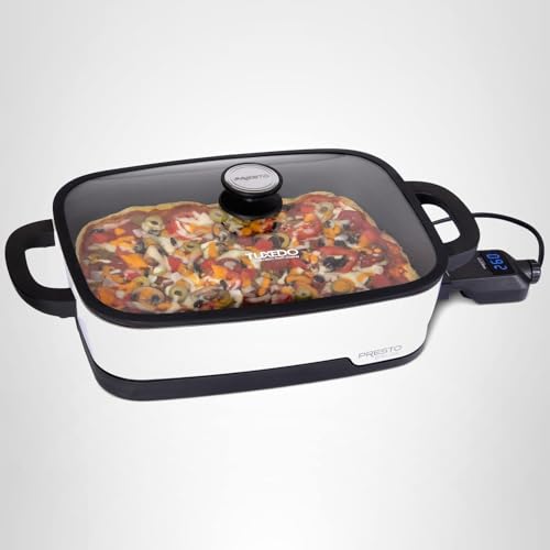 Presto 06854 Tuxedo Digital Precision Skillet, Sous Vide, Multi-Cooker