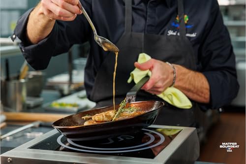 Matfer Bourgeat Black Carbon Steel Frying Pan, 15 1/2"