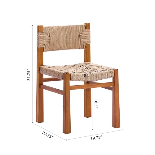 Christopher Knight Home 9 Piece Outdoor Dining Set Acacia Wood Expandable Table and 8 Light Brown Wicker Chairs Teak Finish Frame Patio Dining Furniture Set for Garden Backyard Porch Deck