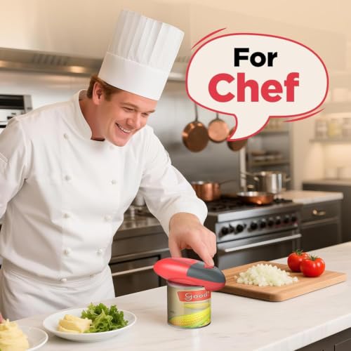 Electric Can Opener, Battery Operated Automatic Can Openers for Seniors