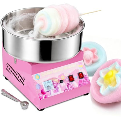 Commercial Cotton Candy Machine 1000W - 15" Stainless Steel Bowl