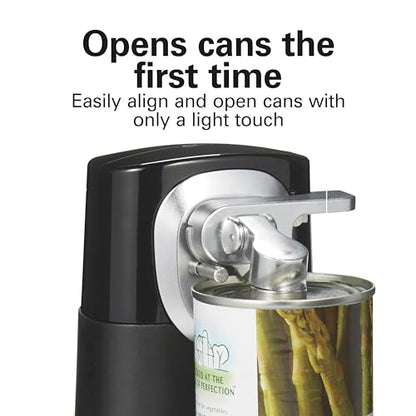 Hamilton Beach 76611 FlexCut 2-in-1 Cordless & Rechargeable Electric, Easily Standard Automatic Can Opener, Easy-Clean, With Removable Walking Cut Head