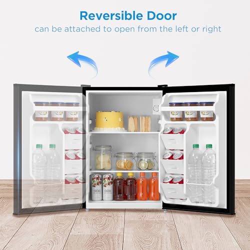 Midea 2.7 Cu.ft Mini Fridge, Energy Star Certified, Low Noise for Office