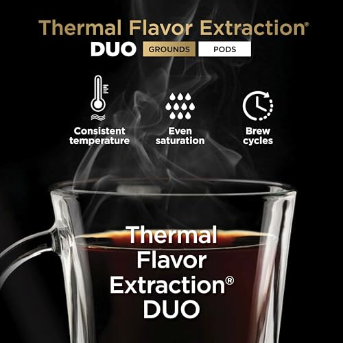 Ninja Drip Coffee Maker | DualBrew™ Pro Hot & Iced Coffee Machine, Single Serve to Carafe | Brew with Pods & Grounds, Compatible with K Cups | 3 Brew Styles, 60oz Removable Reservoir | Black, CFP101