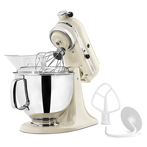 KitchenAid Artisan, 5-Qt Tilt Head Stand Mixer, KSM150PS, Almond Cream