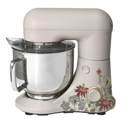 Wonderful Kitchen Stand Mixer 5.3 Qt Bowl, 12 Speeds Tilt-Head, Dough Hook Flat Beater Whisk for Baking Tasks Metal Build for Baking (Wildflower Porcini Taupe)
