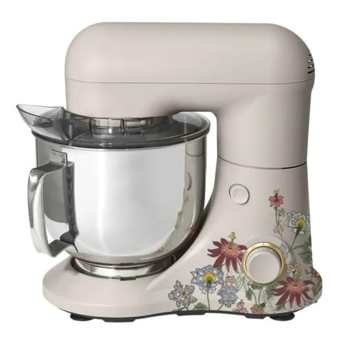 Wonderful Kitchen Stand Mixer 5.3 Qt Bowl, 12 Speeds Tilt-Head, Dough Hook Flat Beater Whisk for Baking Tasks Metal Build for Baking (Wildflower Porcini Taupe)