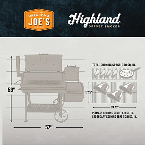 Oklahoma Joe's Highland Offset Smoker - 1520203