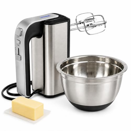 Electric Butter Churner with One-Touch & Adjustable Speeds, Butter Maker for Baking Prep & Farm Breakfasts, Butter Churn for DIY Family Fun – Kitchen Gadget