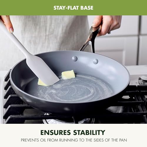 GreenPan Valencia Pro Ceramic Nonstick 13 Piece Cookware Set, Hard Anodized PFAS-Free Pots & Pans, Induction Ready, Compatible on All Cooktops, Dishwasher Safe, Oven Safe to 600F, Gray