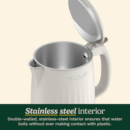 Cuisinart Electric Kettle, Stainless Steel Interior, One-Touch, 1 Liter