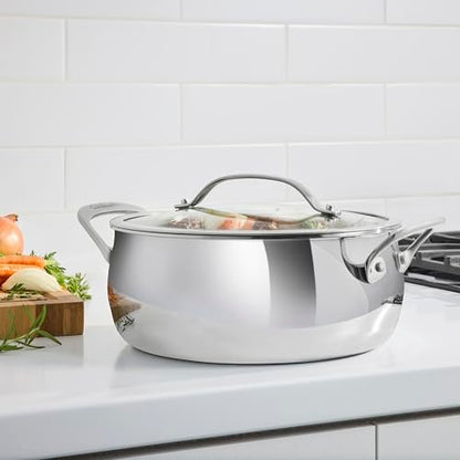 Cuisinart PureClad™ Triple Ply Stainless Steel 4.5 Qt. Dutch Oven w/Cover, PCT3545-24