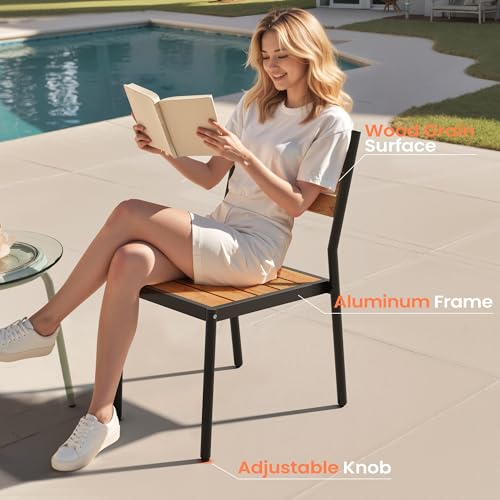 Pellebant 13-Piece Outdoor Patio Dining Table Set for 12 Person