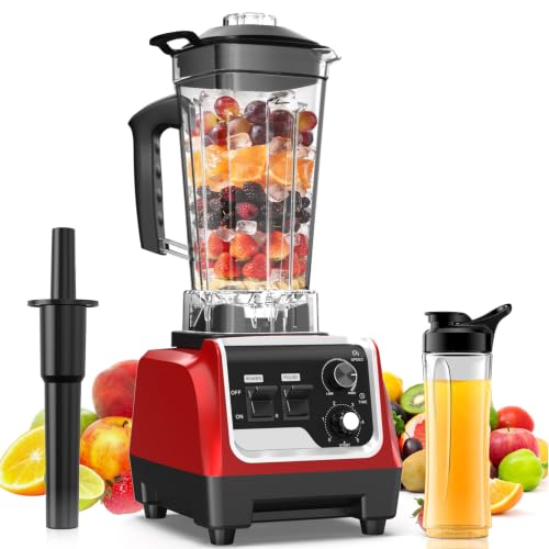 1800W Blender for Smoothies, Countertop Blenders for Kitchen with 70 Oz BPA-Free Pitcher and 20 oz To-Go Cup, 28000 RPM High-Speed Motor Blender for Ice Crushing, Frozen Drinks, Milkshakes