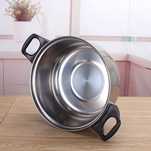 Simpli-Magic 12 Piece Stainless Steel Cookware Set, Silver