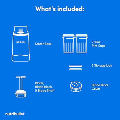 nutribullet Chill Ice Cream Maker, for Gelato, Sorbet, Frozen Yogurt, Smoothie Bowls, Compact Size, (2) Dishwasher Safe 16 oz. Pint Cups with Lids, Cotton Candy Pink, NBD50100CCP