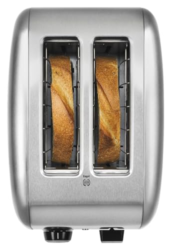 KitchenAid 2-Slice Toaster with Manual Lift Lever, KMT2115, Stainless Steel