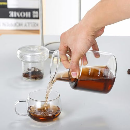 HANWUDI Cold Drip Coffee Maker - 20 oz Cold Brew Coffee Tower, Slow Drip Japanese Cold Brew Maker, Cold Brew Drip, Ice Coffee Tower