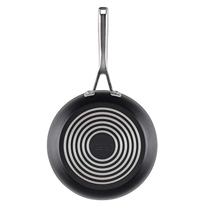 KitchenAid Hard Anodized Induction Nonstick Fry Pan/Skillet with Lid, 10 Inch, Matte Black