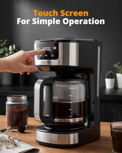 AIRMSEN Drip Coffee Maker 12-Cup Programmable