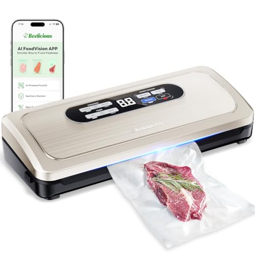 Vacuum Sealer for Food with AirLock ProSeal System, Silver-Golden