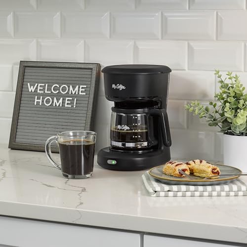 Mr. Coffee® 5-Cup Mini Brew Switch Coffee Maker, Black