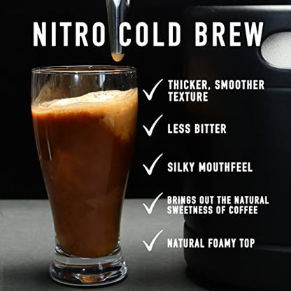 TMCRAFT 128oz Nitro Cold Brew Coffee Maker with Stout Creamer Faucet