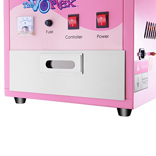 Great Northern Popcorn Vortex Cotton Candy Machine, Pink