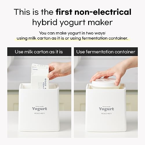 ROICHEN MINEW YOGURT MAKER, HOME MADE YOGURT, MADE IN KOREA, NON ELECTRIC, EASY YOGURT MAKING