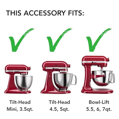 KitchenAid KSMPSA Pasta Roller Attachment, Silver, 1'